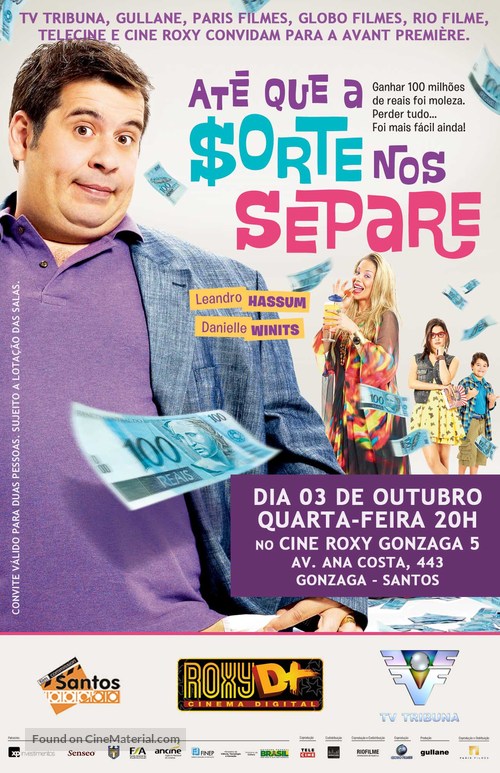 At&eacute; que a Sorte nos Separe - Brazilian Movie Poster