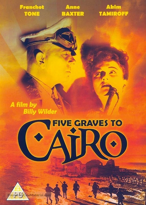 Five Graves to Cairo - British Movie Cover