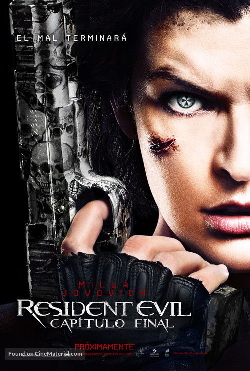Resident Evil: The Final Chapter - Argentinian Movie Poster