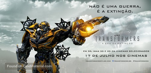 Transformers: Age of Extinction - Brazilian Movie Poster