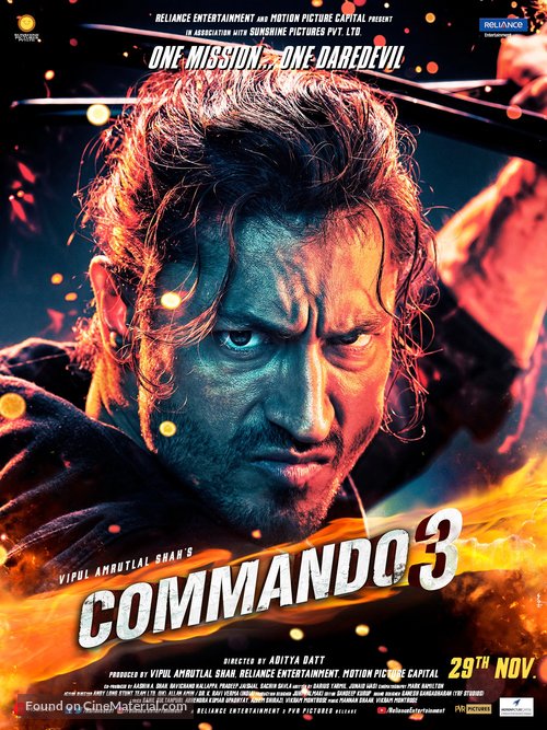 Commando 3 - Indian Movie Poster