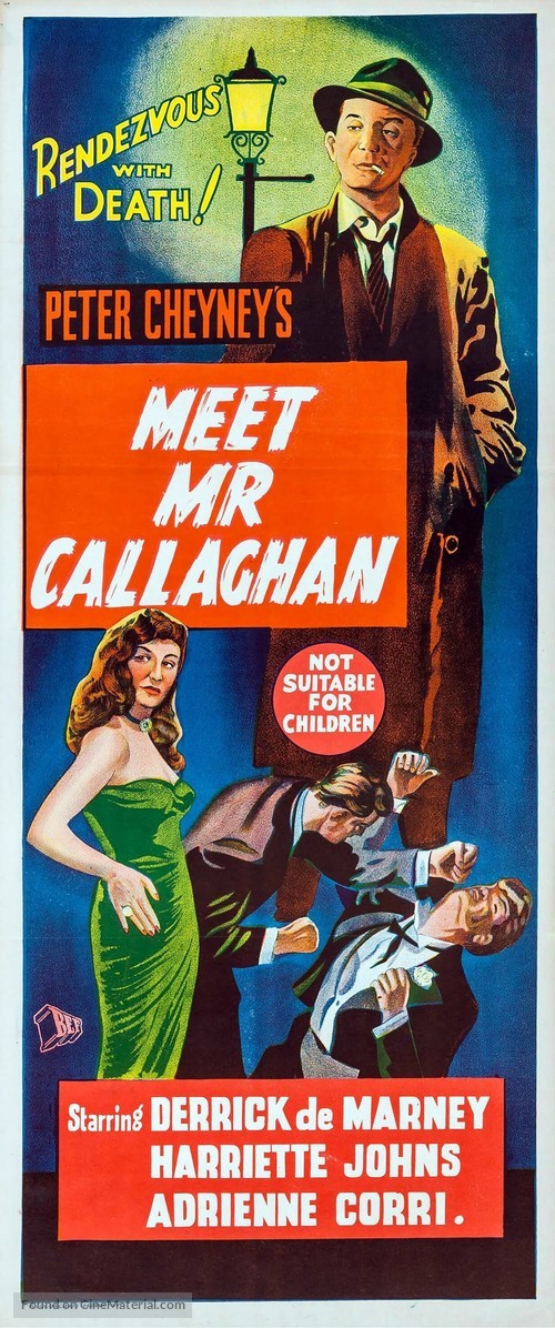 Meet Mr. Callaghan - Australian Movie Poster
