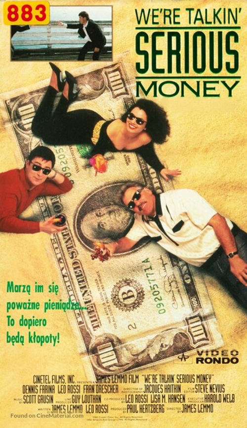 We&#039;re Talkin&#039; Serious Money - Polish VHS movie cover