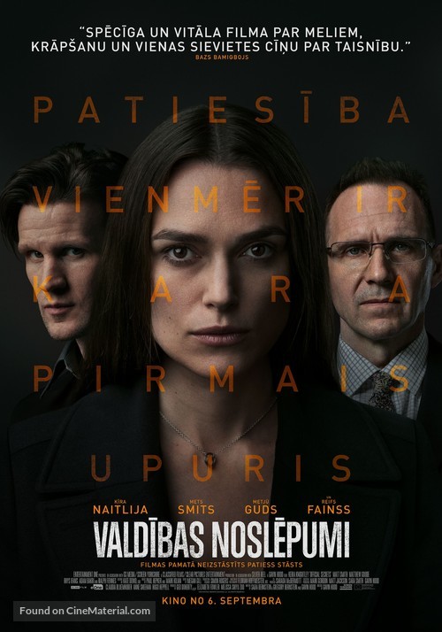 Official Secrets - Latvian Movie Poster