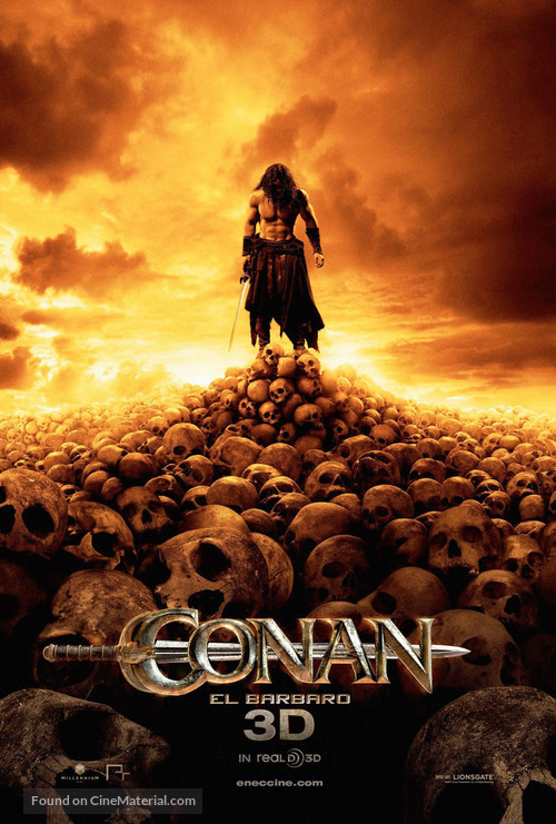 Conan the Barbarian - Uruguayan Movie Poster