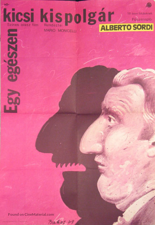 Un borghese piccolo piccolo - Hungarian Movie Poster