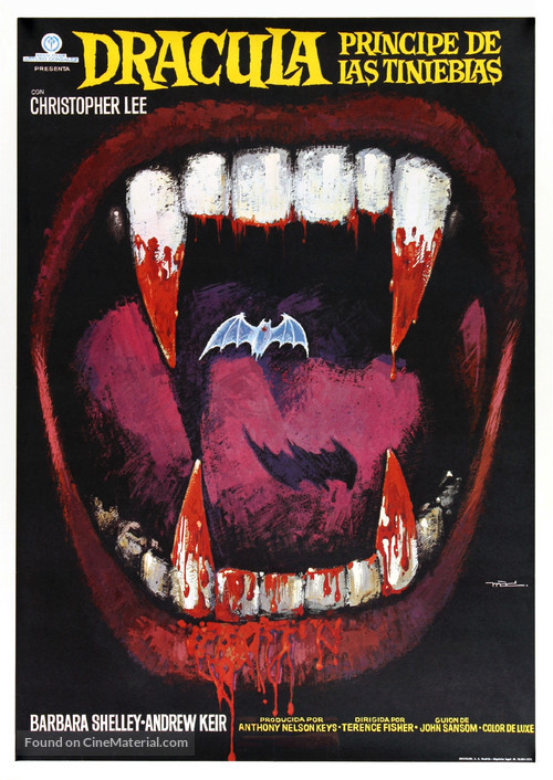 Dracula: Prince of Darkness - Spanish Movie Poster