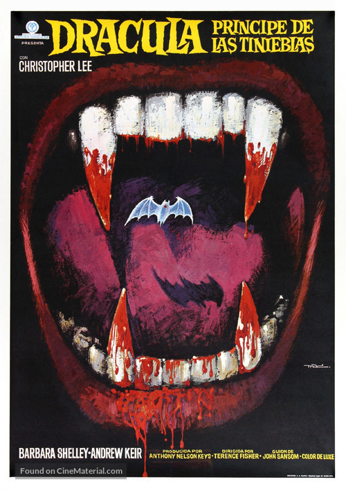 Dracula: Prince of Darkness - Spanish Movie Poster