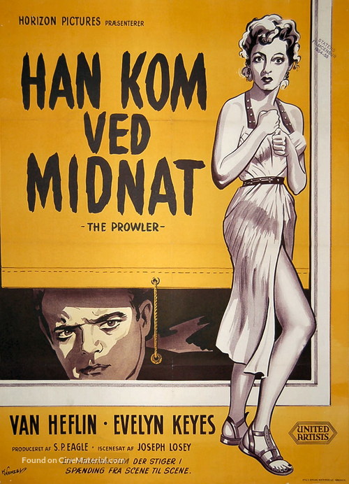 The Prowler - Danish Movie Poster