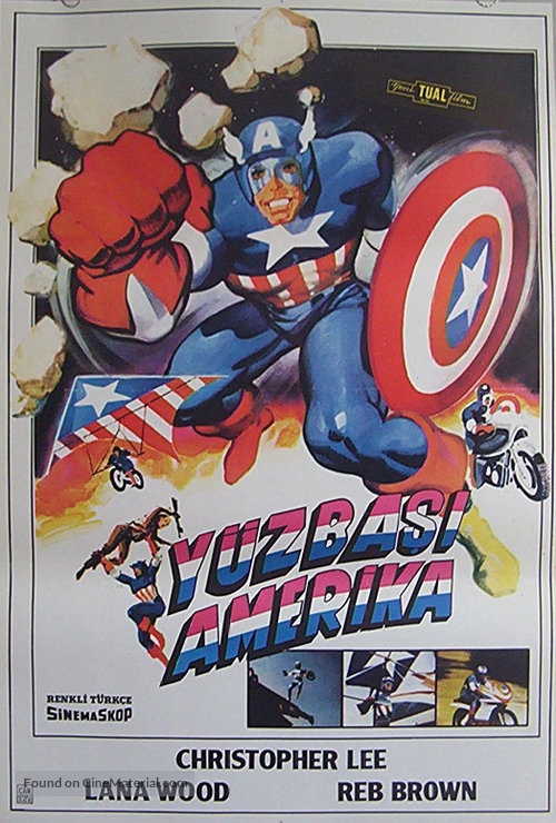 Captain America II: Death Too Soon - Turkish Movie Poster