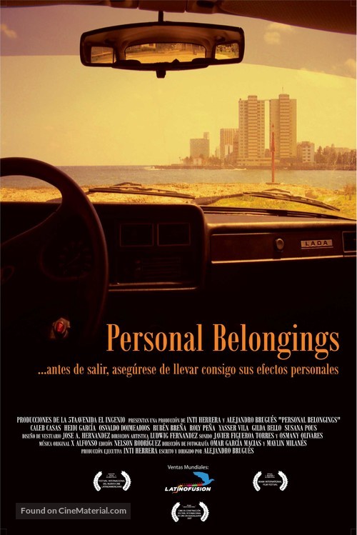 Personal Belongings - Argentinian Movie Poster