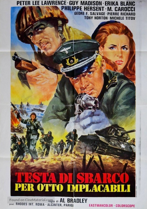 Testa di sbarco per otto implacabili - Italian Movie Poster