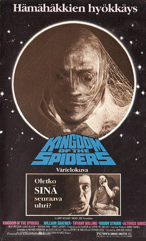 Kingdom of the Spiders - Finnish VHS movie cover