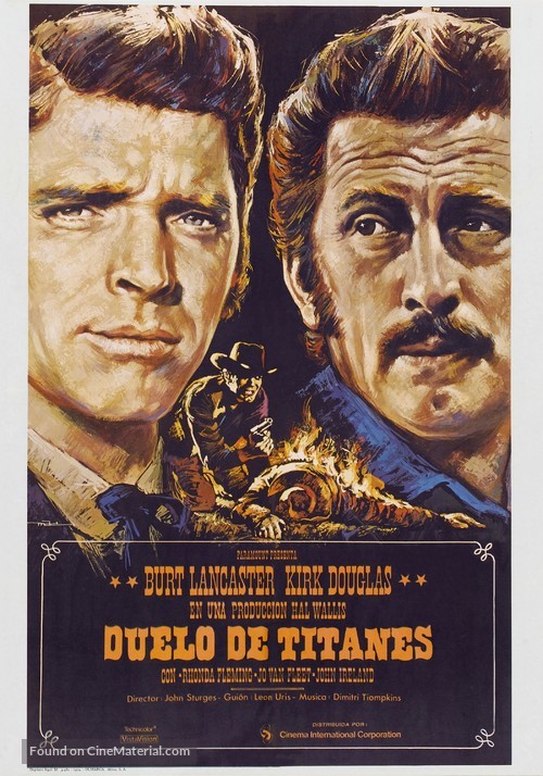 Gunfight at the O.K. Corral - Spanish Re-release movie poster
