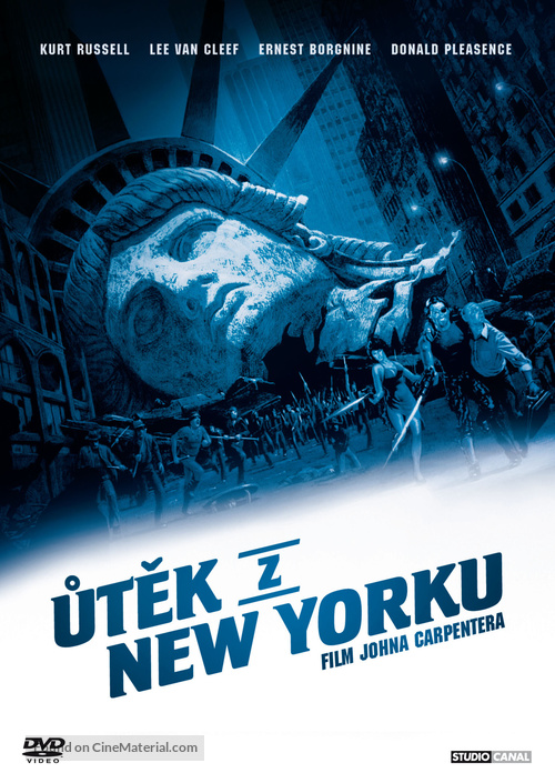 Escape From New York - Czech DVD movie cover