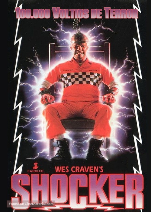 Shocker - Spanish DVD movie cover