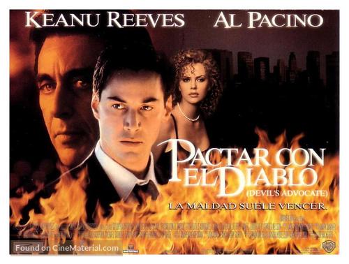 The Devil&#039;s Advocate - Spanish Movie Poster