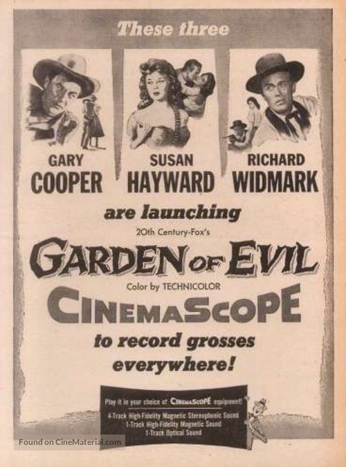 Garden of Evil - poster