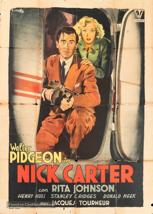 Nick Carter, Master Detective - Italian Movie Poster