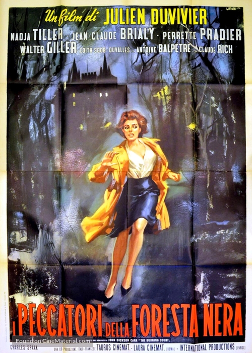 La chambre ardente - Italian Movie Poster
