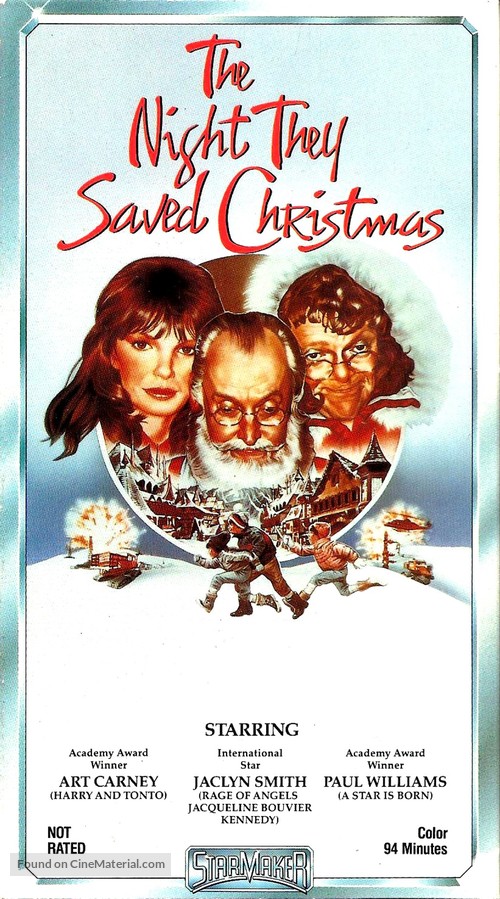 The Night They Saved Christmas - VHS movie cover