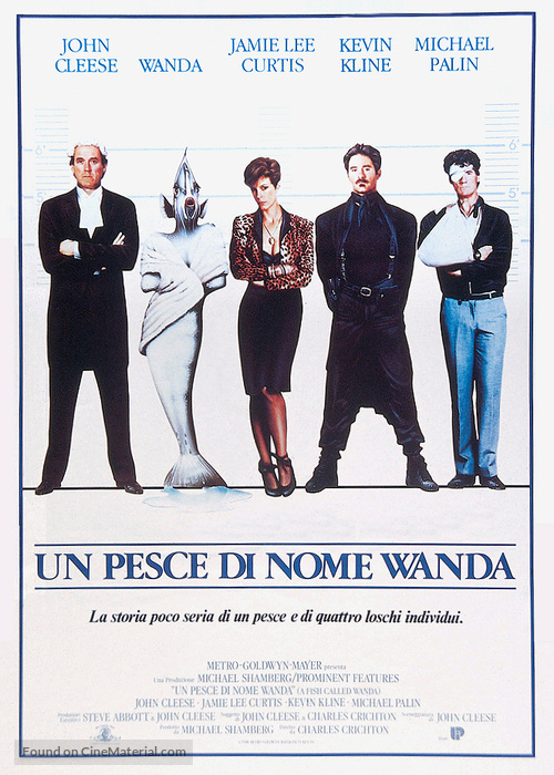 A Fish Called Wanda - Italian Movie Poster