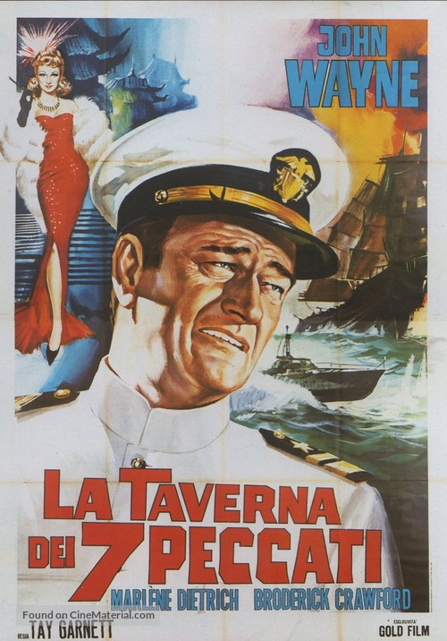 Seven Sinners - Italian Movie Poster