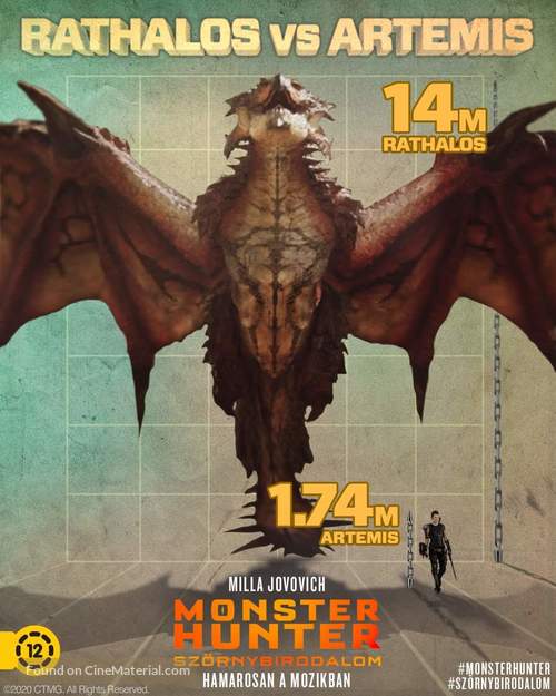 Monster Hunter - Hungarian Movie Poster