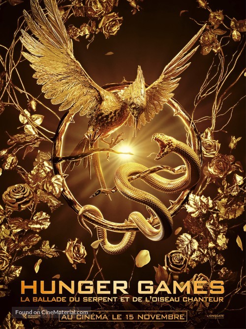 The Hunger Games: The Ballad of Songbirds and Snakes - French Movie Poster