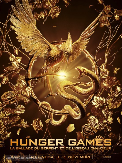 The Hunger Games: The Ballad of Songbirds &amp; Snakes - French Movie Poster