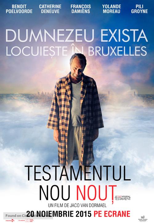 Le tout nouveau testament - Romanian Movie Poster