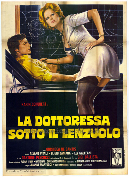 La dottoressa sotto il lenzuolo - Italian Movie Poster