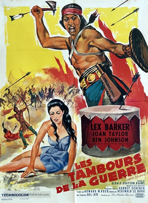 War Drums - French Movie Poster