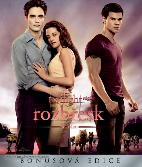 The Twilight Saga: Breaking Dawn - Part 1 - Czech Blu-Ray movie cover