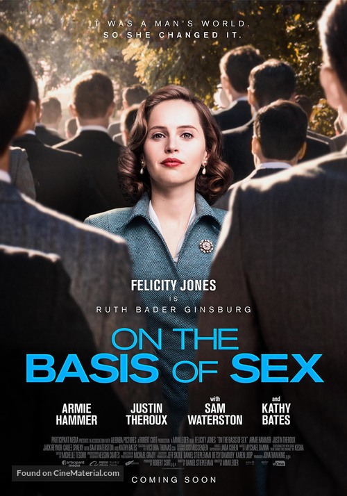 On the Basis of Sex - Dutch Movie Poster