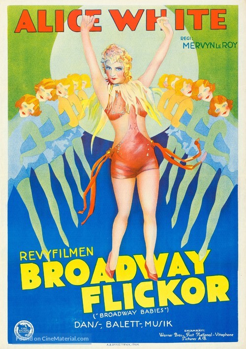 Broadway Babies - Swedish Movie Poster