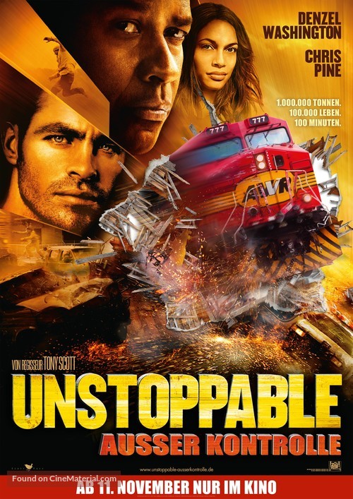 Unstoppable - German Movie Poster