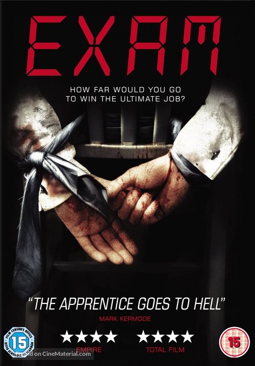 Exam - British DVD movie cover