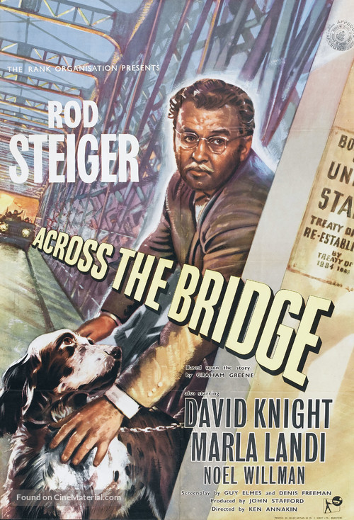 Across the Bridge - British Movie Poster