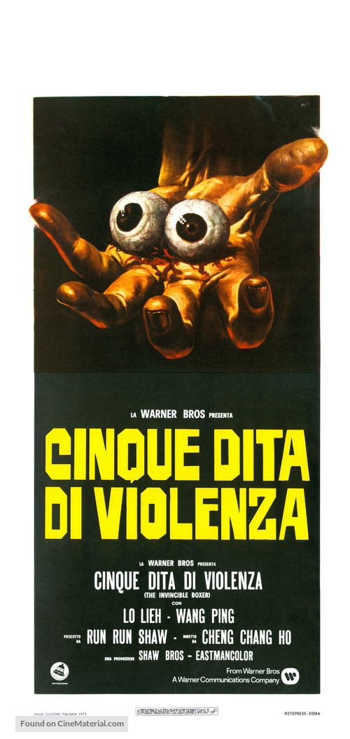 Tian xia di yi quan - Italian Movie Poster