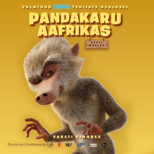 Panda Bear in Africa - Estonian Movie Poster