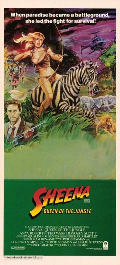 Sheena - Australian Movie Poster