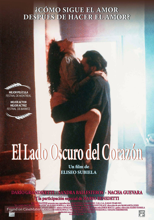 El lado oscuro del coraz&oacute;n - Spanish Movie Poster