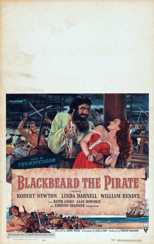 Blackbeard, the Pirate - Movie Poster