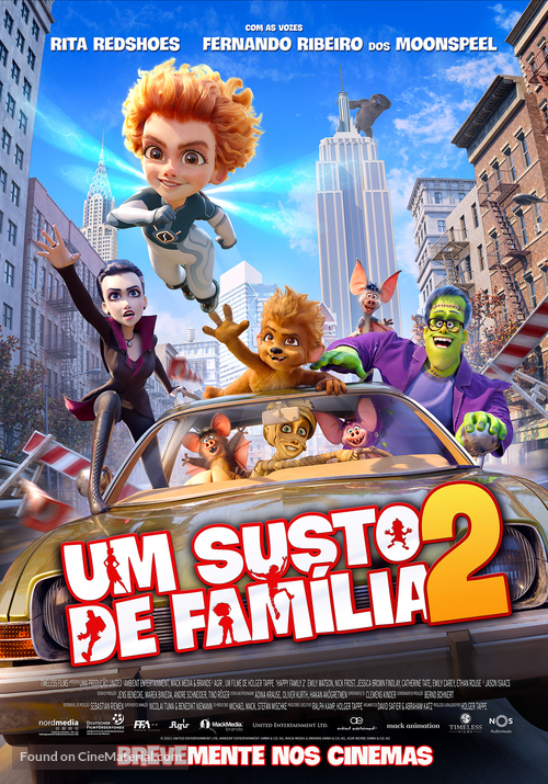Monster Family 2 - Portuguese Movie Poster