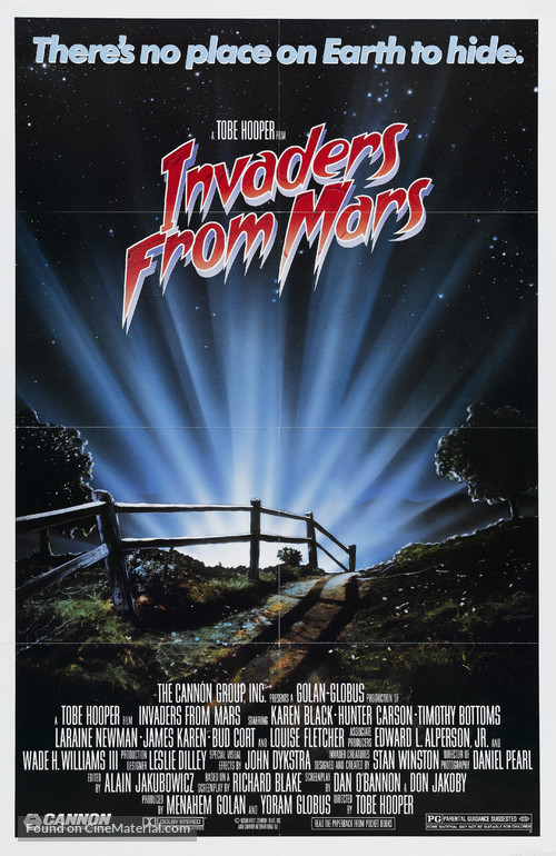 Invaders from Mars - Theatrical movie poster