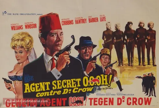 Carry on Spying - Belgian Movie Poster