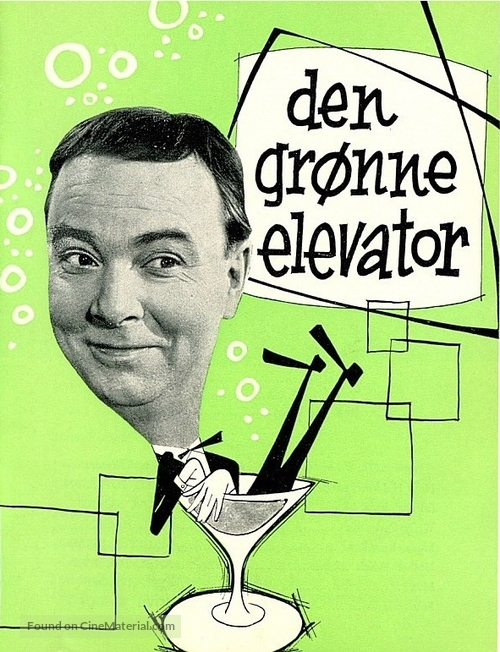 Den gr&oslash;nne elevator - Danish Movie Poster