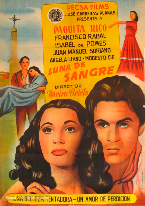 Luna de sangre - Spanish Movie Poster