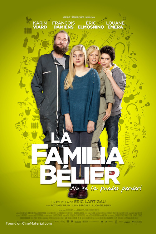 La famille B&eacute;lier - Mexican Movie Poster